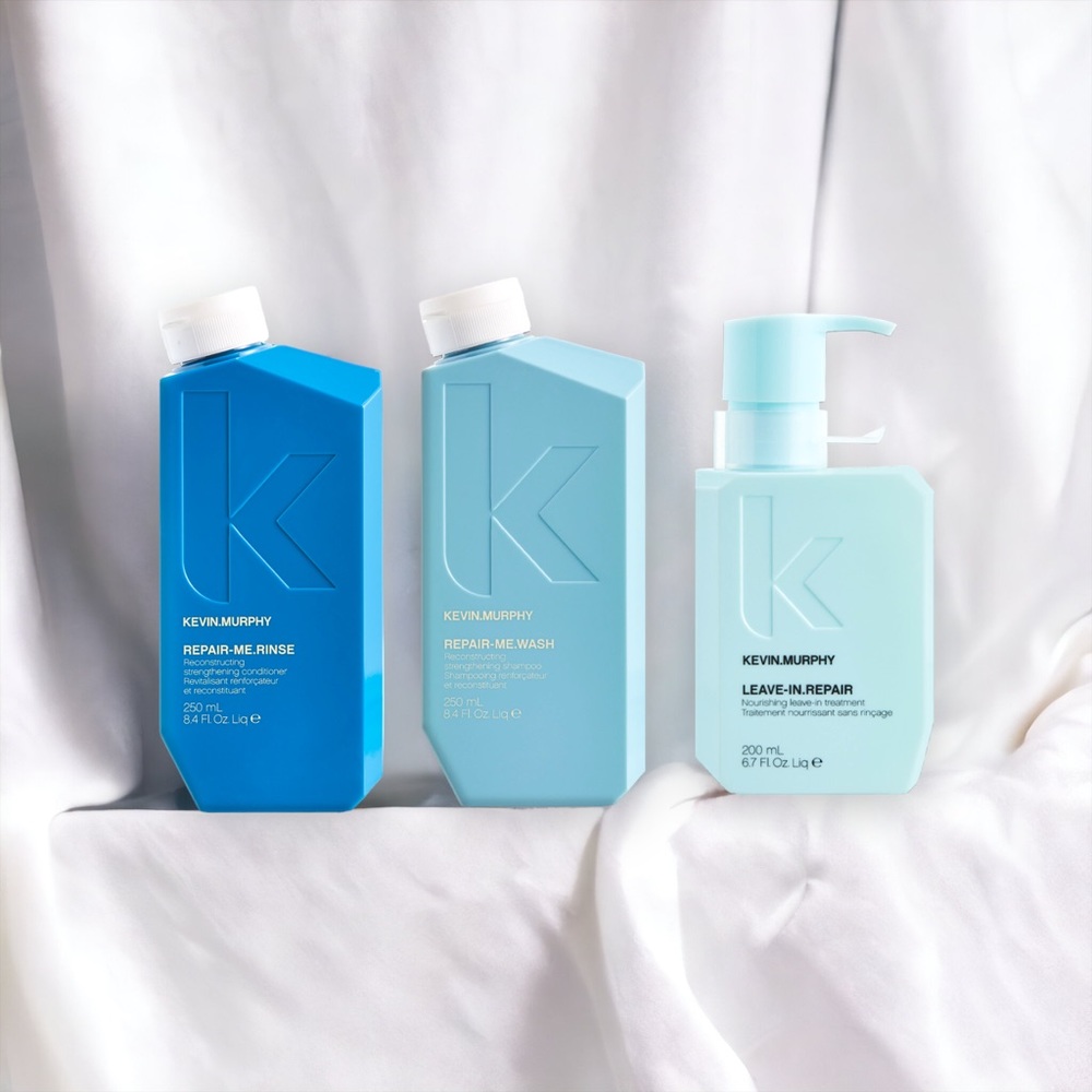 KEVIN MURPHY HAIR REPAIR TRIO REPAIR ME WASH AND RINSE AND LEAVE IN REPAIR